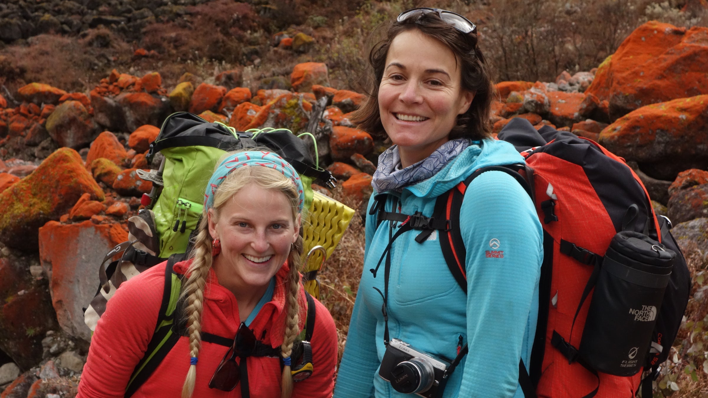 Hilaree Nelson and Emily Harrington