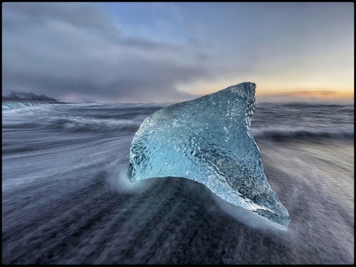 Iceberg at daybreak