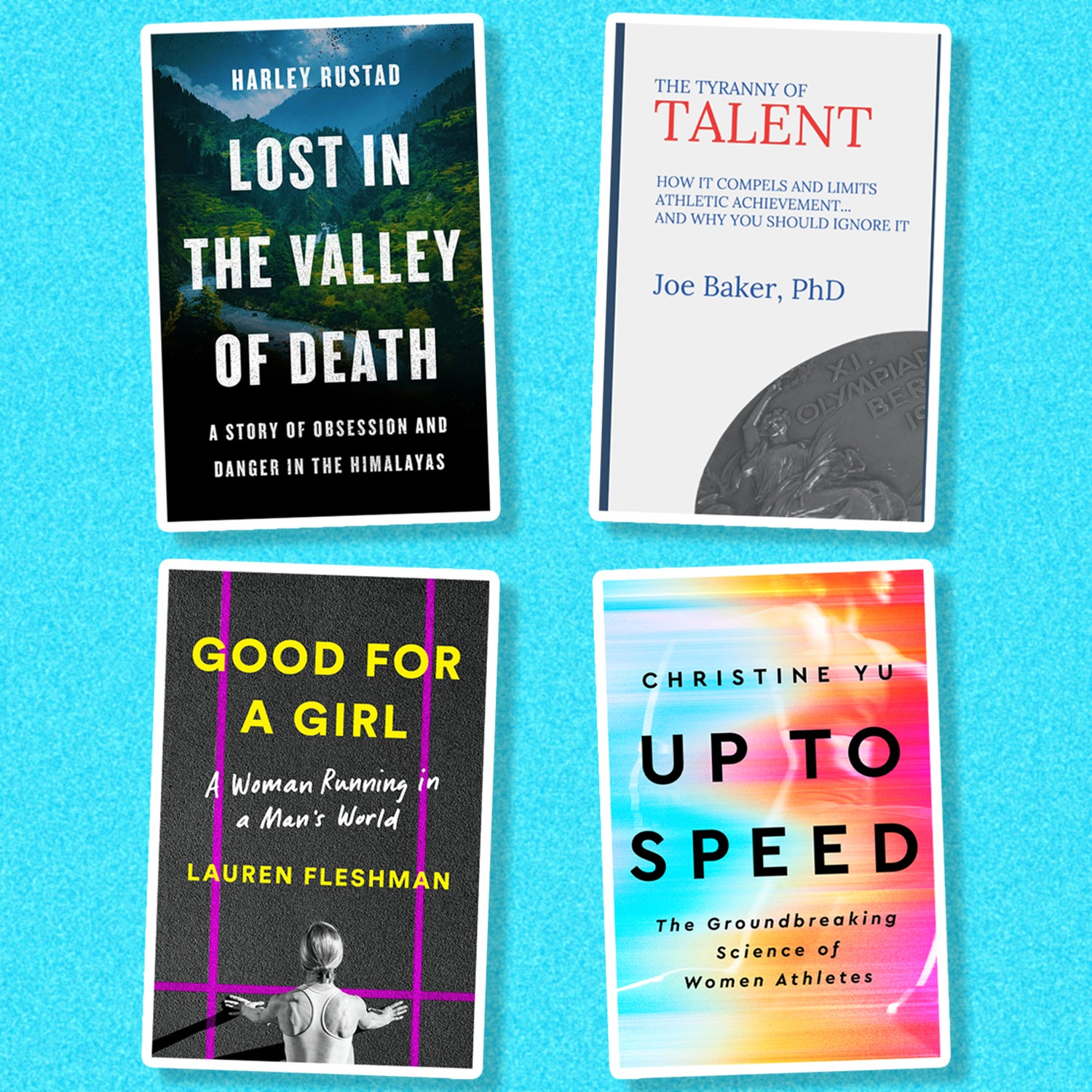 Sweat science holiday book covers