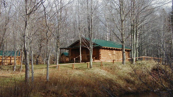 cabin in woods