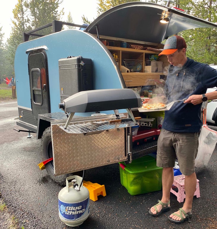 The Summit Pinnacle's kitchen in action.