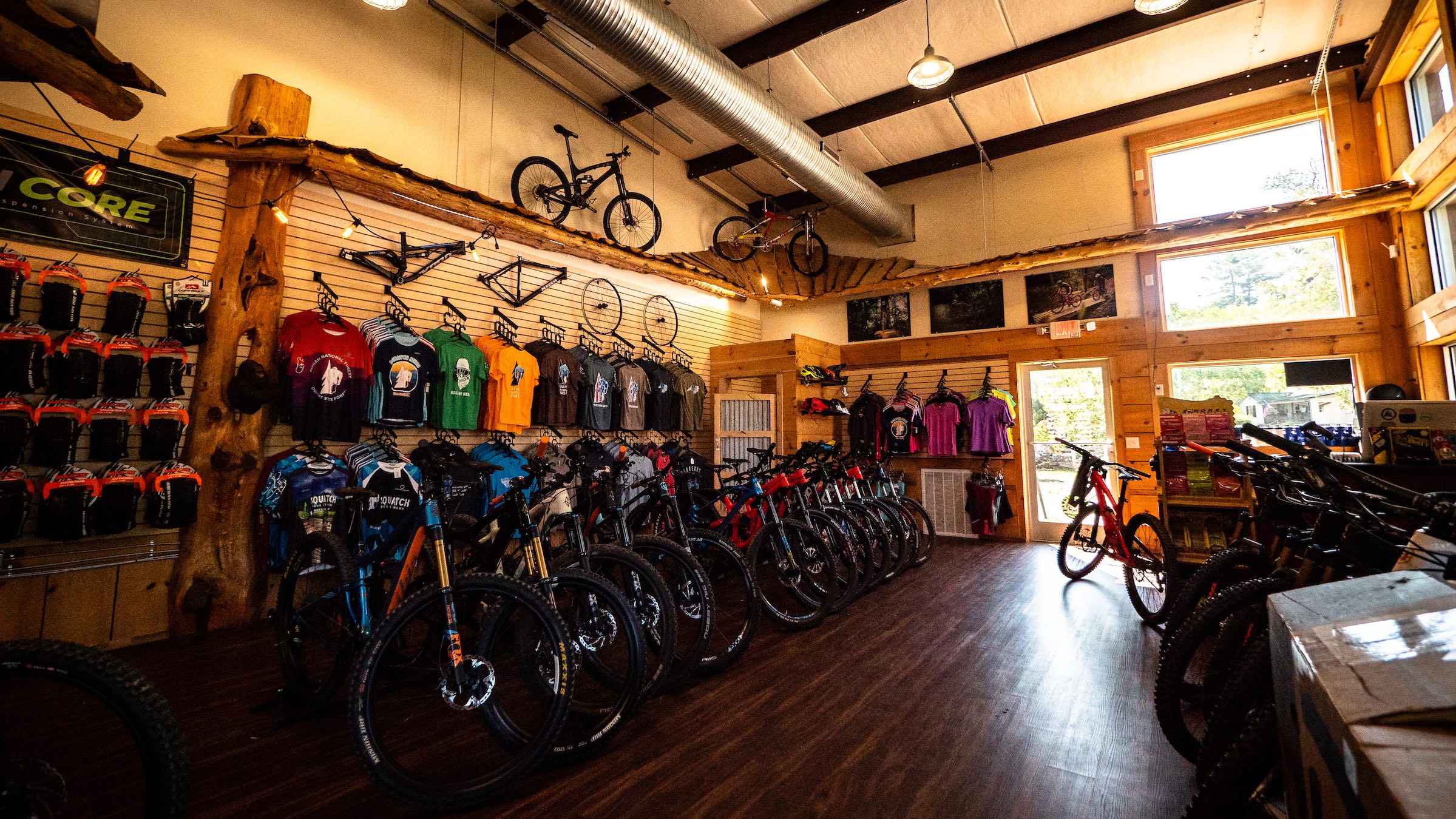 Shot of a bike shop