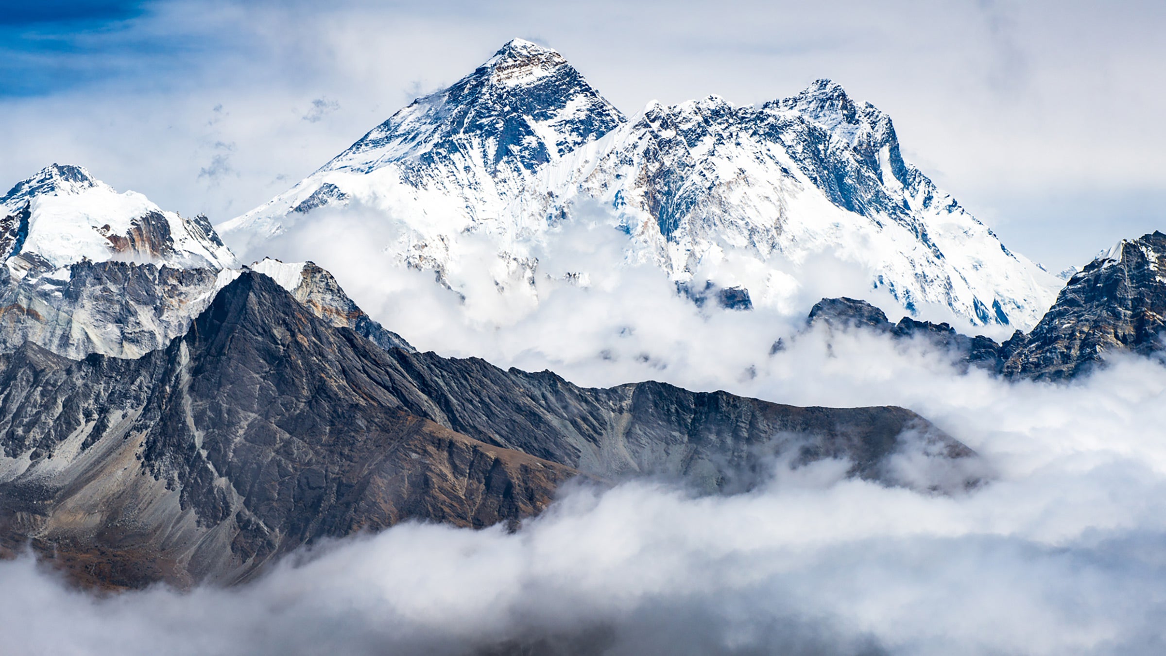 Mount Everest and Lhotse