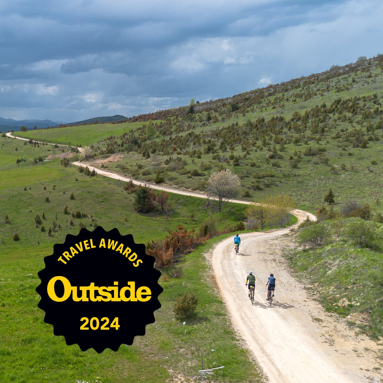 Gravel grinding in southwest Serbia