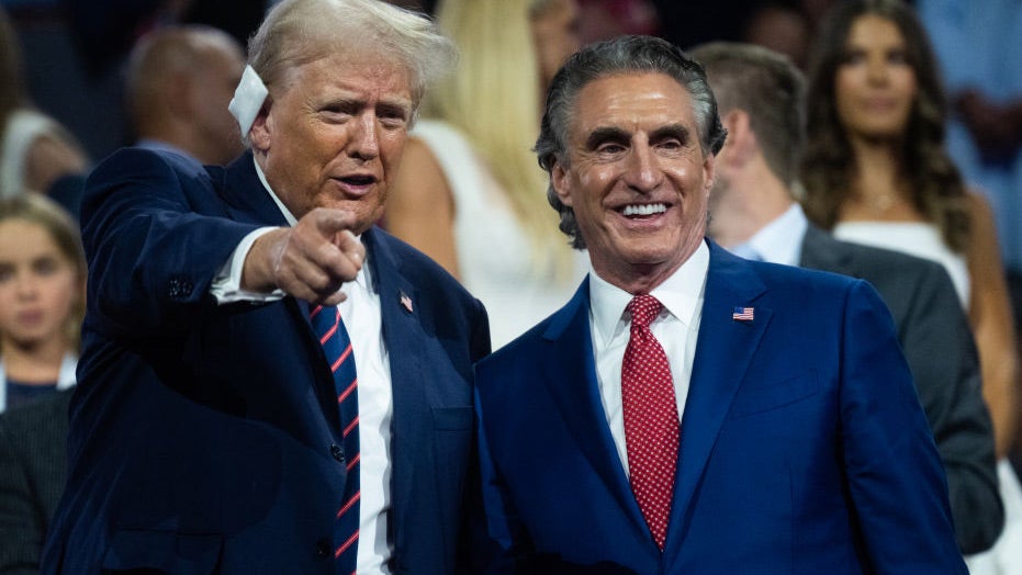 Burgum (left) and Trump during the Republican National Convention