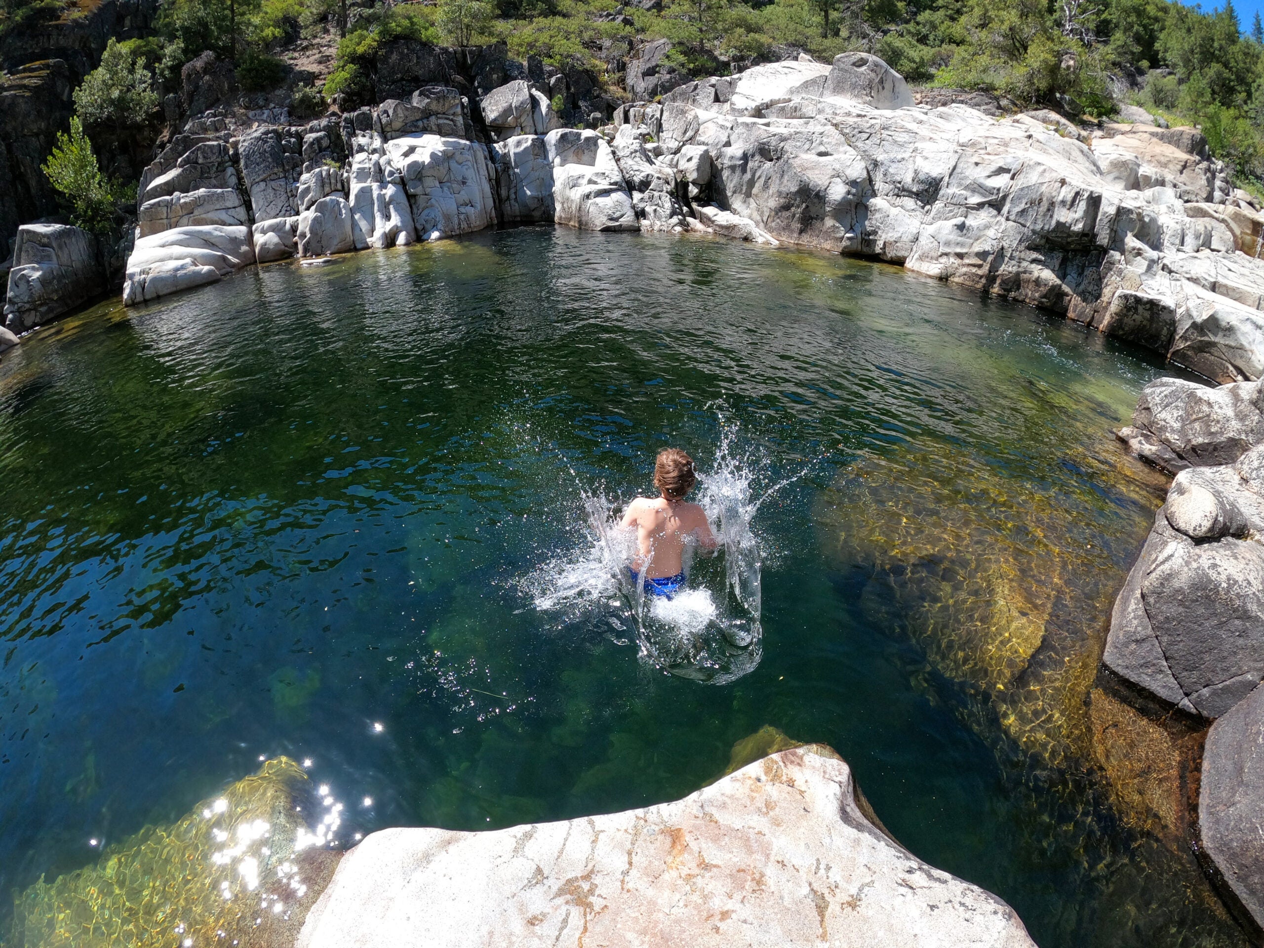 Natural swimming hole