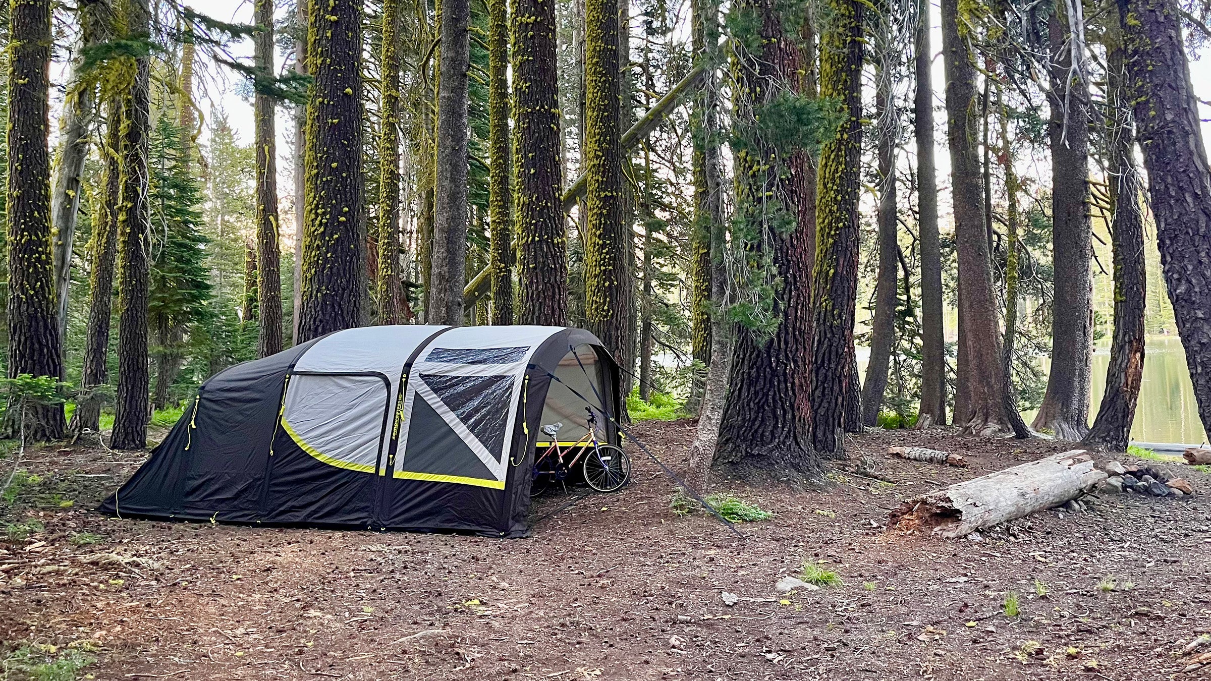 Zempire Pro TM V2 Tent set up in woods