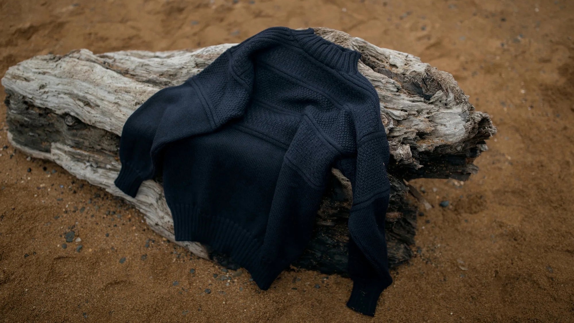 Kestin blue wool sweater