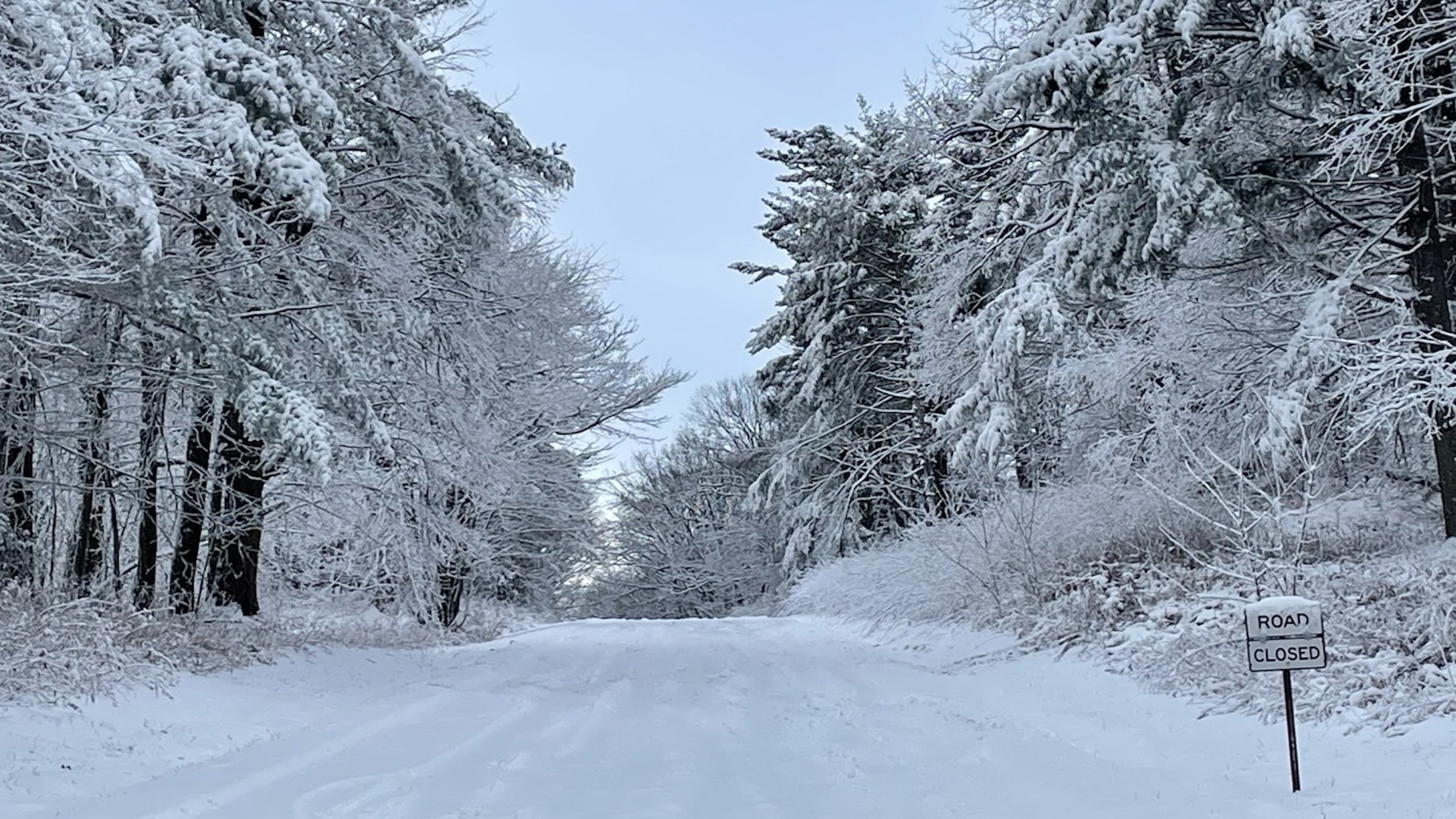 High elevations and shaded areas in the Blue Ridge Parkway can cause hazardous conditions