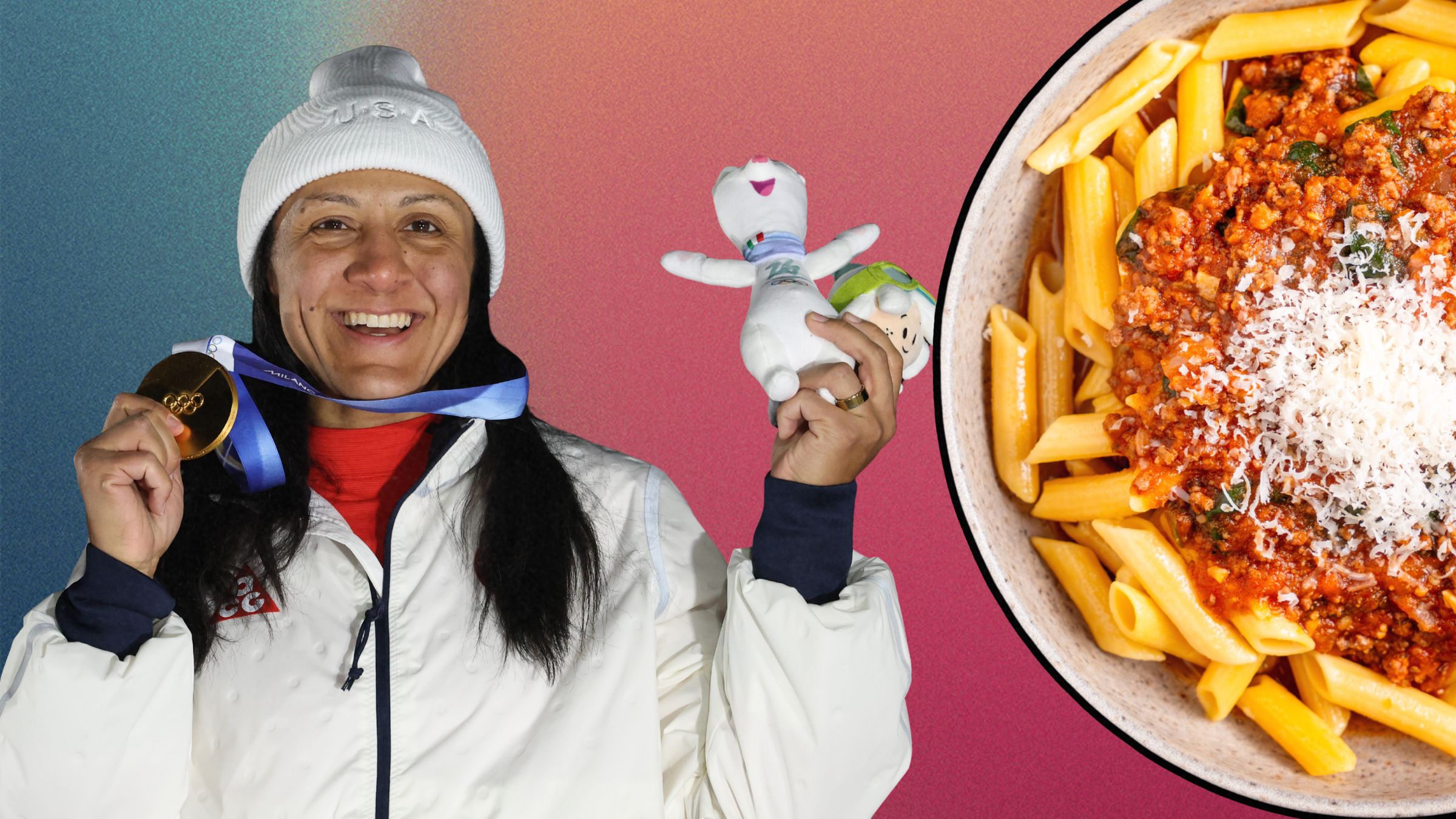 Elana Meyers Taylor, the most decorated Black winter sports athlete, won her first gold at Milano-Cortina. Here's the meal she uses for fuel.