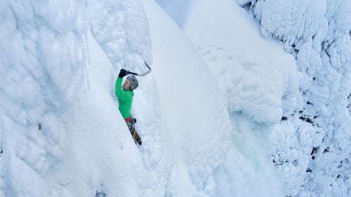 wiktor skupinski, tim emmett, klemen premrl, helmcken falls, british columbia, photography, climbing