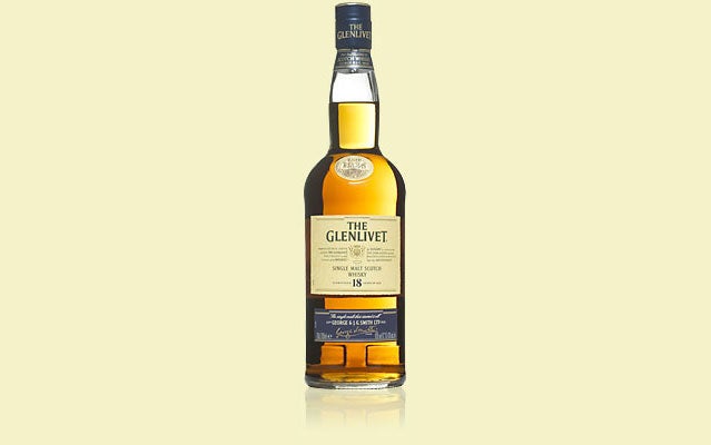 Glenlivet scotch 18-year alcohol