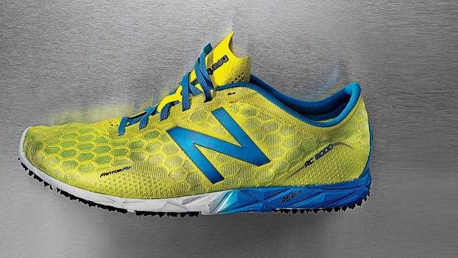 A minimalist running shoe witho