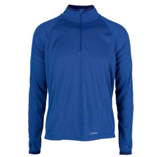 L.L. Bean Polartec Power Dry Quarter-Zip Lightweight