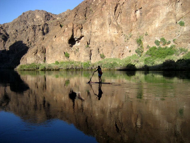 Paddling down the Colorado River's Black Canyon
