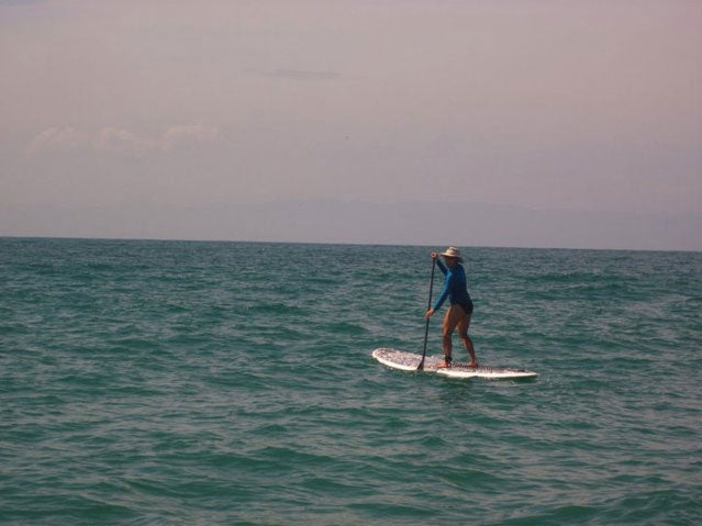 Paddling in Punta Mita bay, near Islas Marietas, Mexico