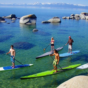 SUP-ing Lake Tahoe's hot springs