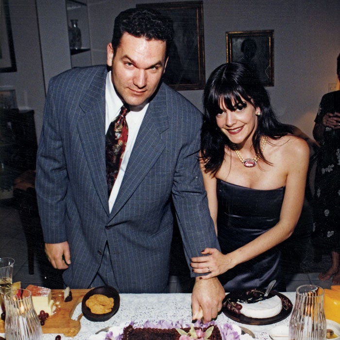 John and Ann on their wedding day in 1999. They'd met through a mutual friend a year earlier and bonded over all they had in common, including manic depression.