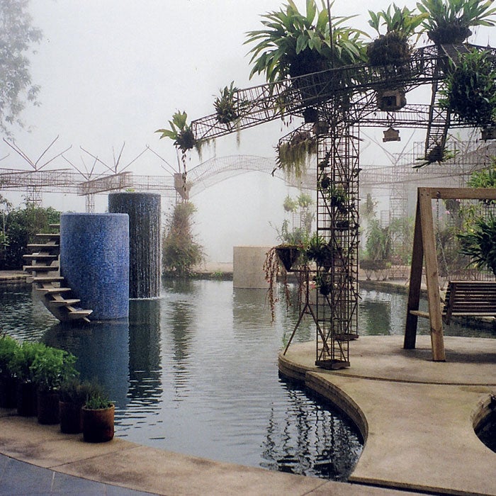 The moat John had built around Boracayan. After a series of run-ins with angry locals and abduction threats starting in April 2001, John only became more paranoid, continuously fortifying the house and buying weapons.