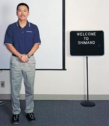 Wheel hoss: Kozo Shimano at the company's California HQ