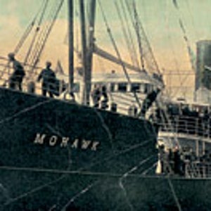 Postcard from beyond: the Mohawk docks at Jacksonville, Florida.