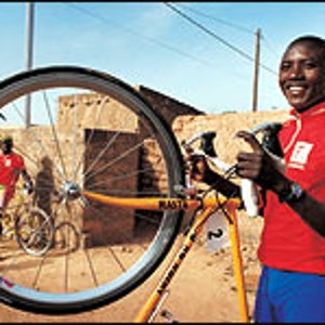 Rasta Rouleur: Jérémie Ouedraogo at his home in Ouagadougou's Tampui quarter, with Burkinabé