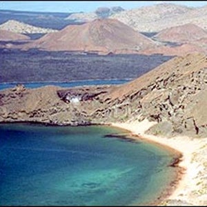 Marine iguanas? Yes. Tourist crowding? No.: Bartolome Island in the Galapagos