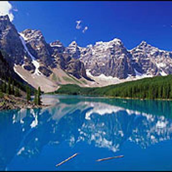 Canada's Moraine Lake, in Banff National Parka good destination for a first journey abroad