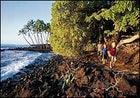 Hiking Kekaha Kai State Park