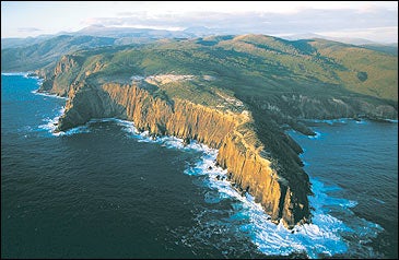 Not even convict settlers could tame this landscape: Tasmania's South Cape coastline.