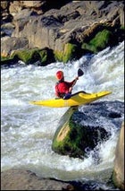 Eric Jackson shows off his superior balance