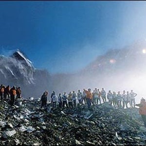 Start of the Everest Marathon