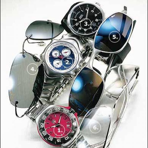sunglasses, watches