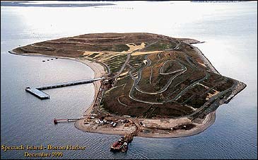 boston harbor, spectacle island