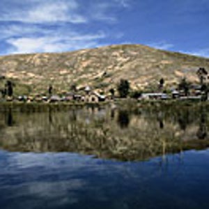 Drop a line: an inviting day on Lake Titicaca