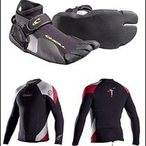 Toe Boot & Gooru 1.5 mm long sleeve top