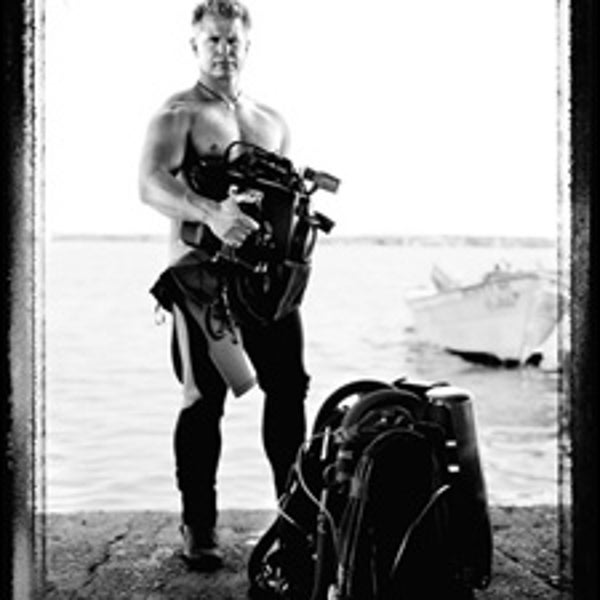 Underwater cameraman Scott Cassel