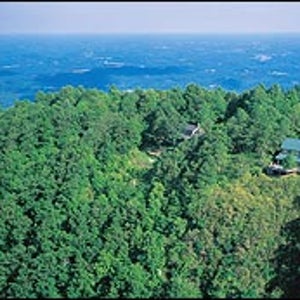 Clear into the next state: The view from North Carolina, near the town of Tyron, into South Carolina.