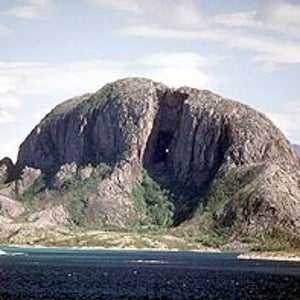 Norway's Eye of the Needle Rock formation.