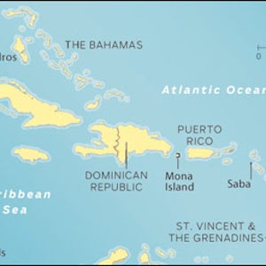 Caribbean Map