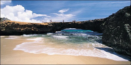 Beach in the Netherland Antilles