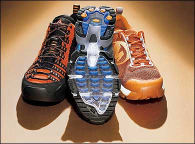 Nike, ACG, Adidas, and Merrell