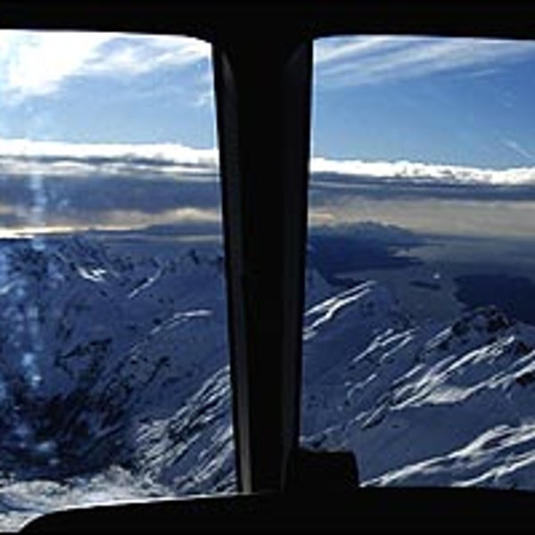 heli-skiing