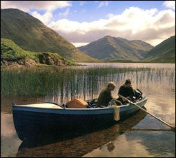 THE LUCK OF THE IRISH: Delphi Lodge's placid waters