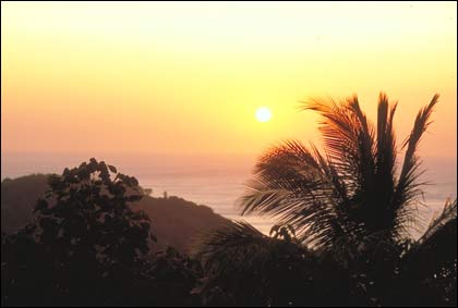 The sun sets on Phuket
