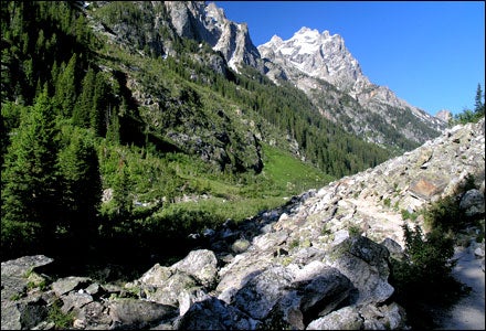 Mountaineering in Jackson, Wyoming
