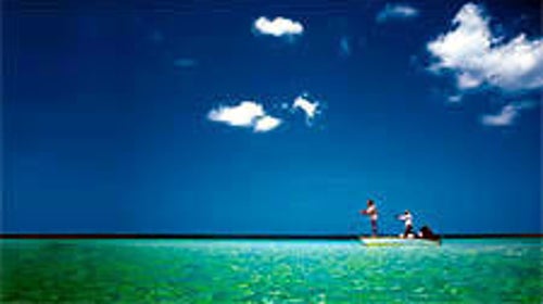 On the hunt: bonefishing off Andros Island, Bahamas