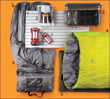Car camping gear