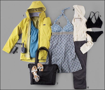 Women's travel gear