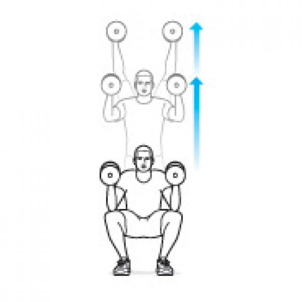 Dumbbell Thrusters